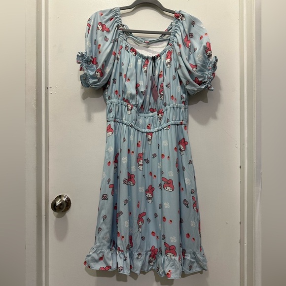 Sanrio My Melody Light Blue Dress Sz L - Picture 3 of 7
